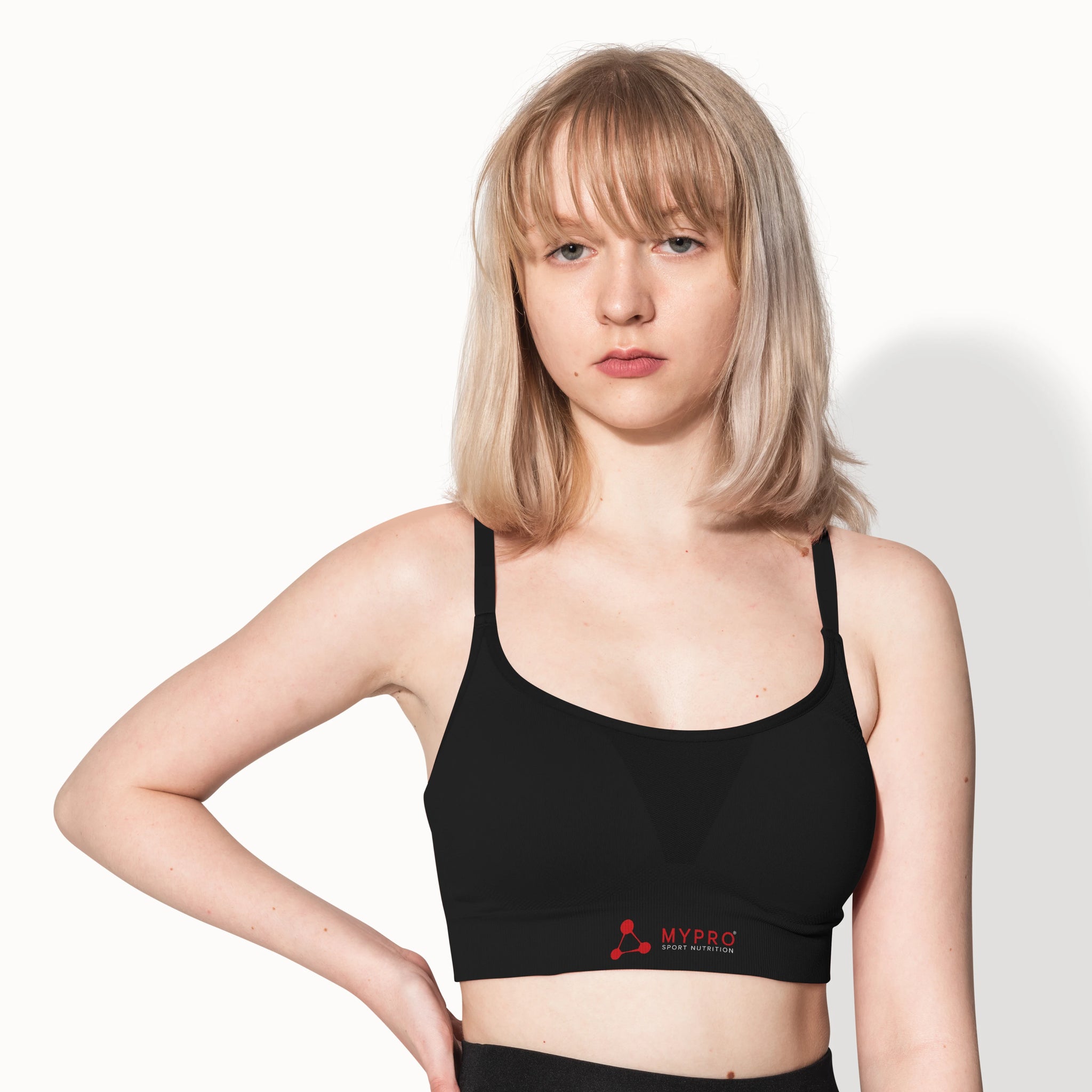 My Pro Sports Nutrition Logo Sport Bra (Free Size)